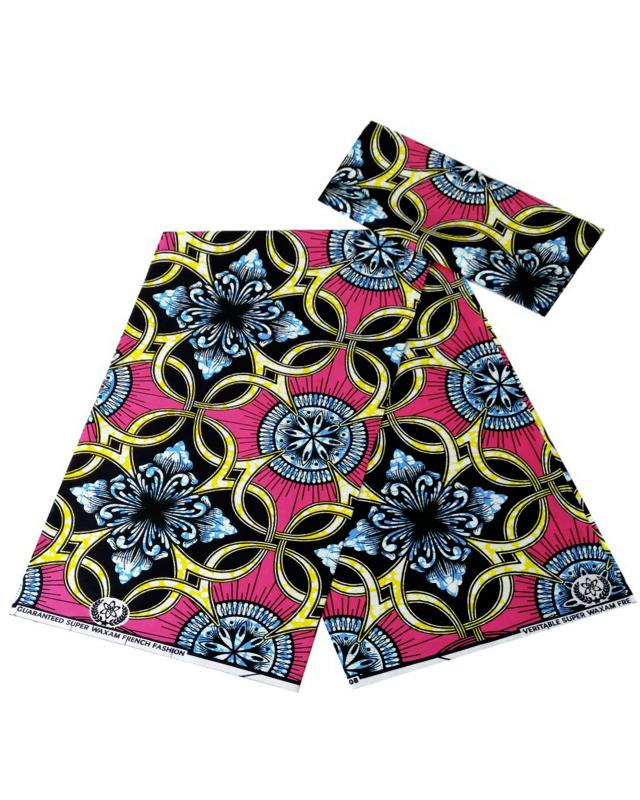 Super Wax - African Nampula Fabric - Tissushop
